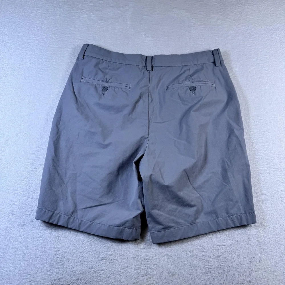 Vineyard Vines On The Go Shorts Mens 30 Gray 9 In Inseam Chino Stretch Casual